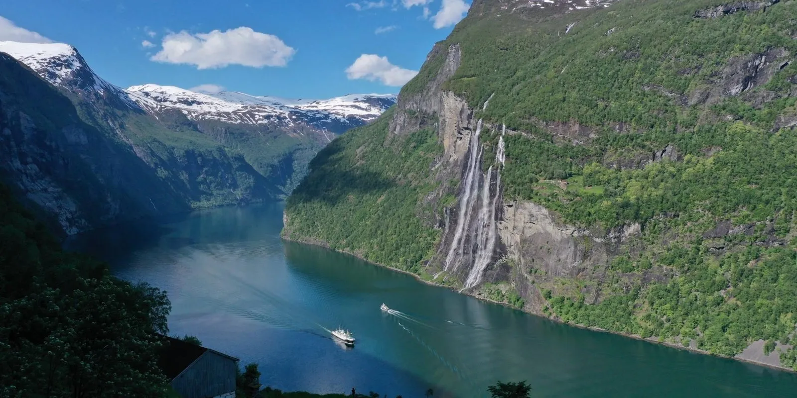 Geirangerfjord Boat Tour with Waterfalls