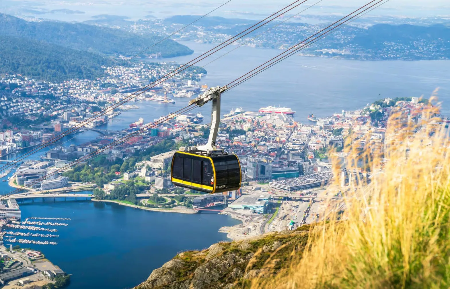 Bergen: Round-Trip Ulriken Cable Car Ticket